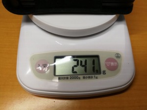 RBK-3000BT ケース込みの重さ