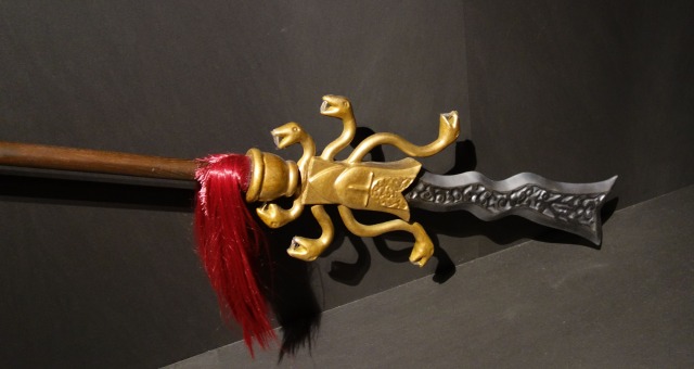 三国志展　「新・三國無双」蛇矛レプリカ