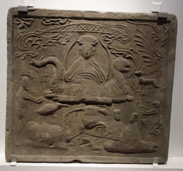 三国志展　西王母図磚