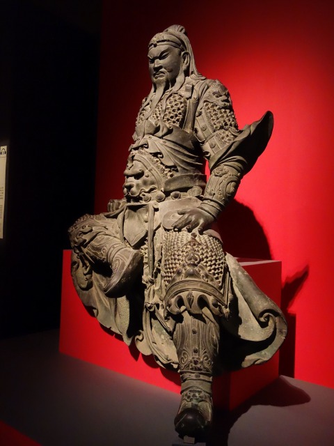 三国志展　関羽像