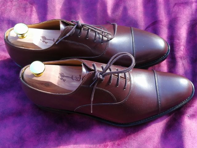 神匠　ストレートチップ　ブラウン