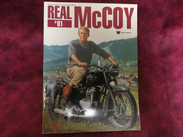 REAL McCOY #01ムック　表紙　スティーブマックイーン