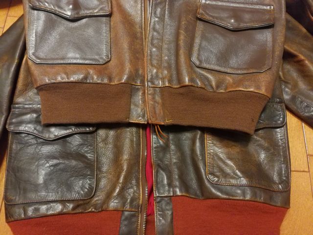 a-2 リアルマッコイ 経年変化