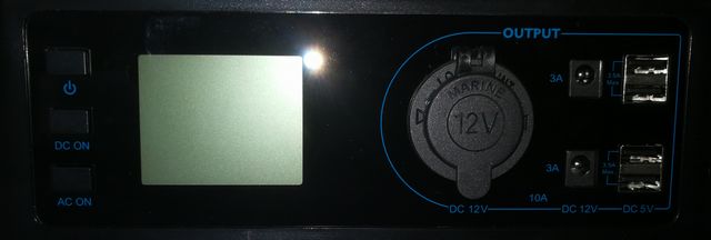 Suaoki PS5B 操作パネル