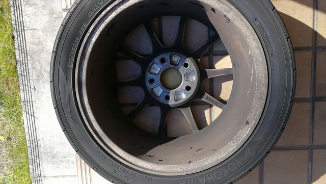 ホイールの汚れ