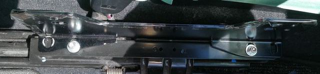 純正シートレール流用